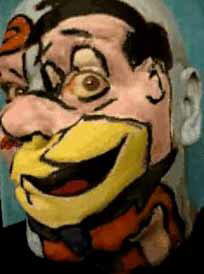 Self-Portraits Face Paintings by James Kuhn