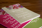 A trio of the books, which were developed from an idea in a Good Things story that ran in Martha Stewart Weddings a few years back. A trio of the books, which were developed from an idea in a Good Things story that ran in Martha Stewart Weddings a few years back.