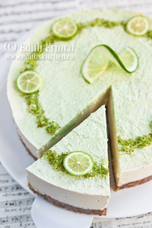 cheesecake raw cu lime
