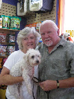 A local semi-retired couple wanted to meet the recovering pooch- Snowball seemed like just the pooch they were looking for- and they had lots of love to give! A local semi-retired couple wanted to meet the recovering pooch- Snowball seemed like just the pooch they were looking for- and they had lots of love to give!