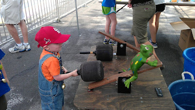 Jumping frog