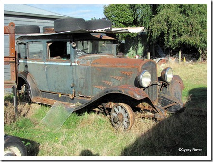 This was driven here 10 years ago and is next in line for restoration.