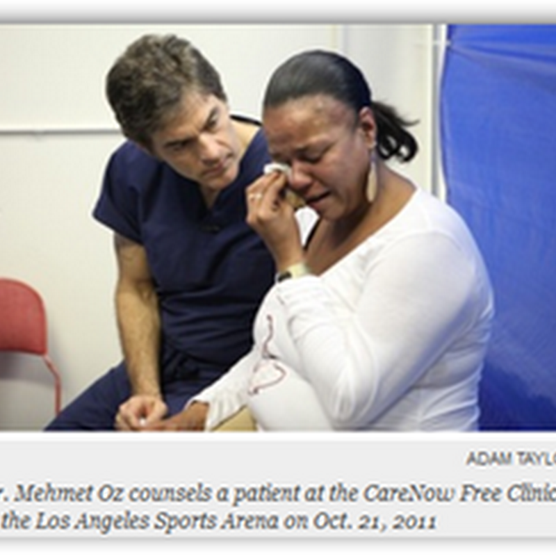 Dr. Oz Says “Enough is Enough” As He Volunteered at the CareNow Free Clinic In Los Angeles “Failure of Basic Morality in the US”