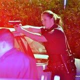 Sac PD officers detain subjects from a stolen vehcile in the parking lot of Vagabond Inn at I St.and 3rd. St. in Downtown Sacramento early Wednesday morning. News_110413_StolenVehicle_Iat3rd_Mav