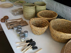 Here are several baskets from Greenhouse and Darr as well as utensils from The Conran Shop.