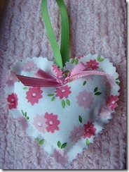 floral stuffed heart