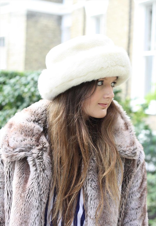 80’s White Faux Fur Hat, £16, Bohemian Rose Vintage