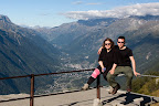 Widok na Chamonix