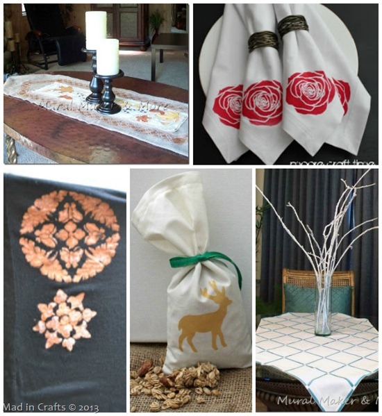 Stenciling on Fabric
