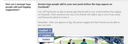 ตั้งค่าตรวจสอบการ Tag ใน facebook ตั้งค่าตรวจสอบการ Tag ใน facebook