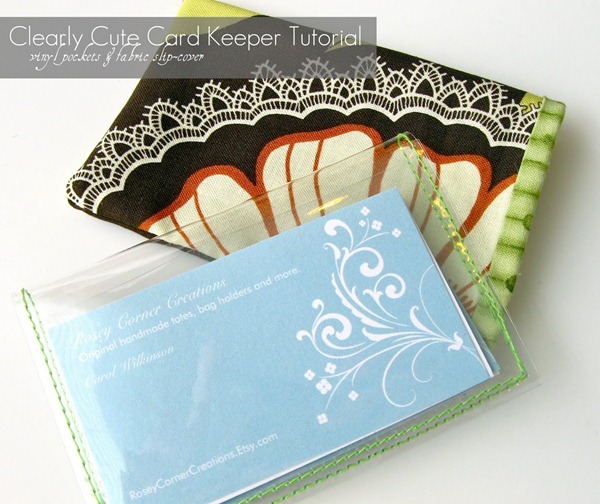 DIY card keeper