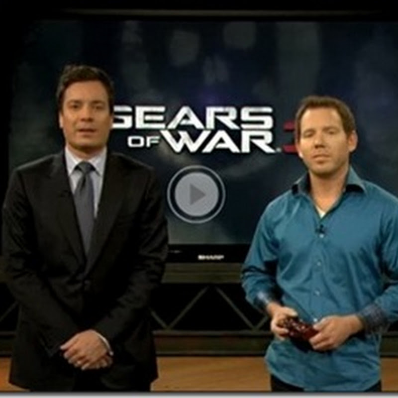 Gears of War 3 oder Was tut man, wenn man bei Jimmy Fallon keine Augäpfel ausschießen kann? (Video)