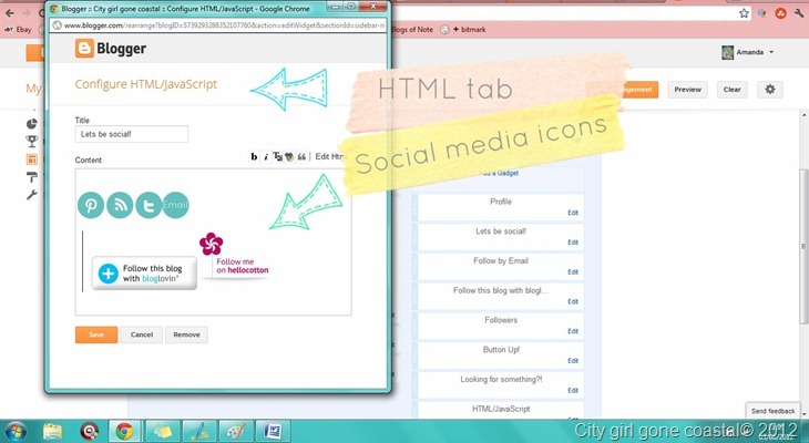 social media icons in html