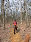 winter ride on trail 497