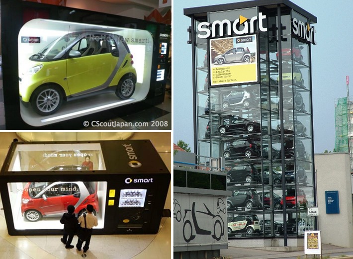 A tendência das Vending Machines – Smart vending machine smart car