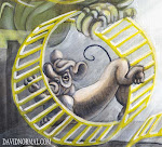 "Samsara", (detail), acrylic on canvas, 2012