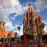 Caatedral na Praça principal - San Miguel de Allende - México