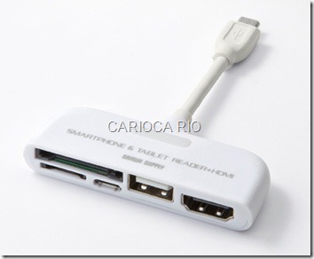 leitor de cartao-porta micro-USB, uma porta USB e uma porta HDMI