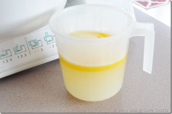 Melted-margarine-and-water