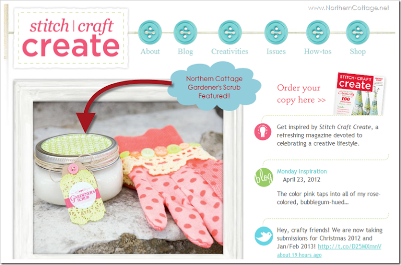 northern cottage featured in stich craft create