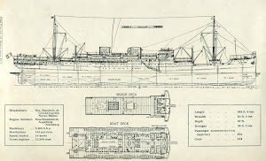 Planos del CABO SAN AGUSTIN. THE MOTOR SHIP. Año 1931.jpg