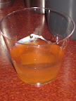 Elderflower Manhattan - made with scotch, Elderflower liquor, dry vermouth and aromatic bitters.