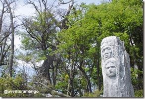 Floresta próxima ao refúgio da Hielo y Aventura