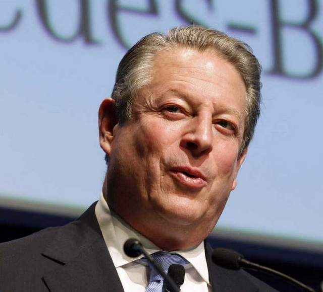 Al Gore spoke before about 550 people at Wayne State University, 13 October 2011. The former Vice President and Nobel Peace Prize winner was unbowed and unrepentant in blaming recent storms, droughts, and wildfires on climate change. freep.com