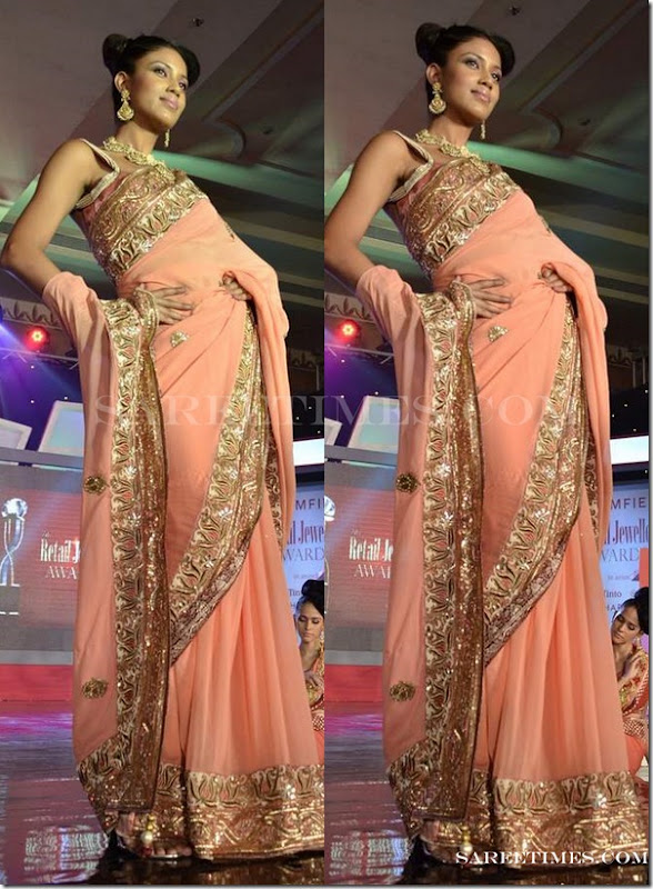 Sruthi_Sancheti_Orange_Saree