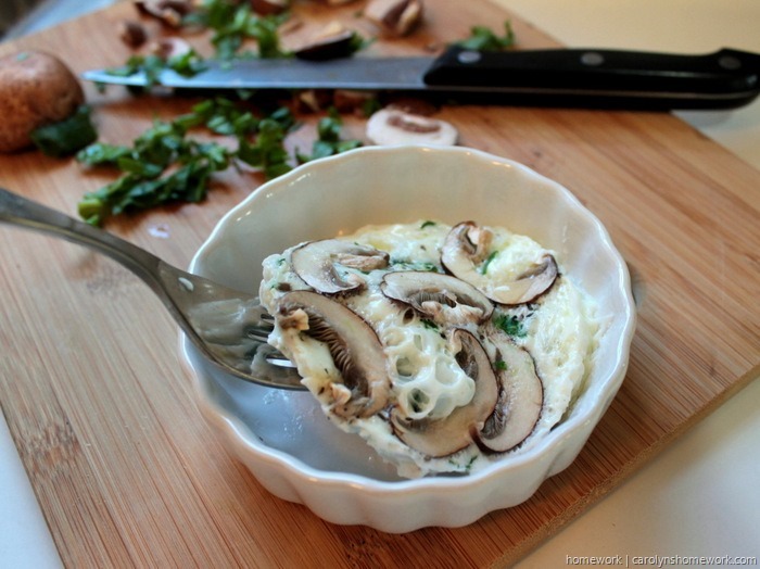 Egg White Mushroom Spinach English Muffin - homework (5)