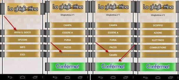 Il gioco della Ghigliottina su Google Play e AppStore. | IdpCeIn