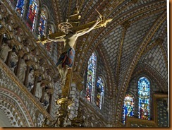 Toledo, cathedral crucifix N