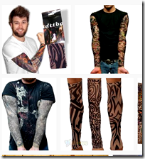 [Fake tattoo sleeves]