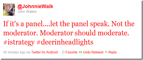 Moderator not about you Moderator not about you