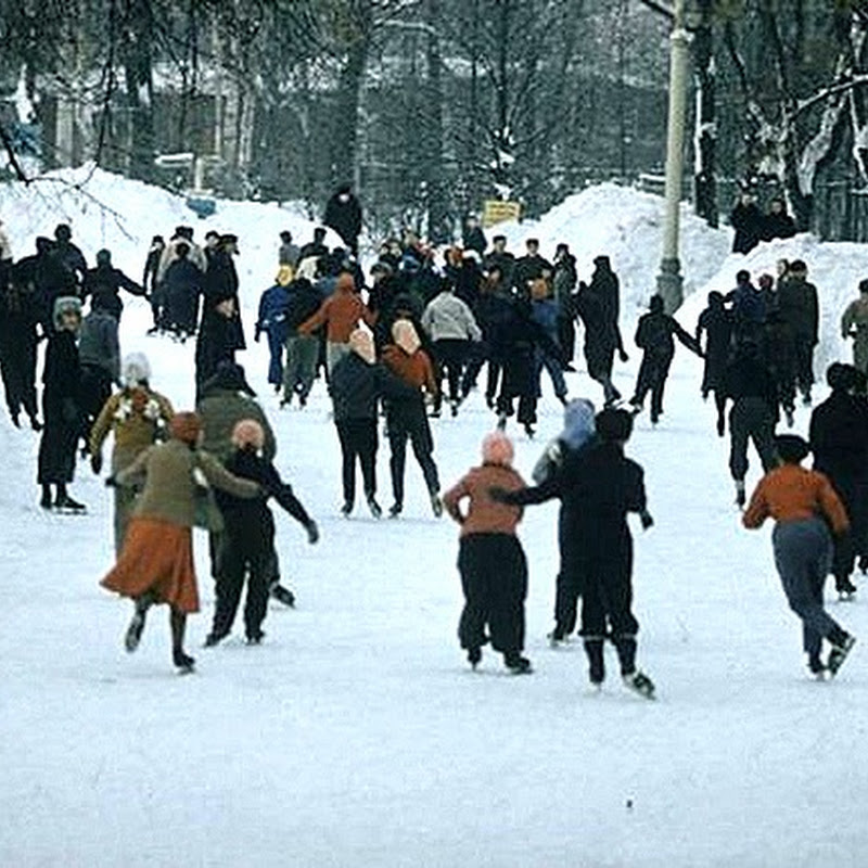 Зимний отдых москвичей 60-х