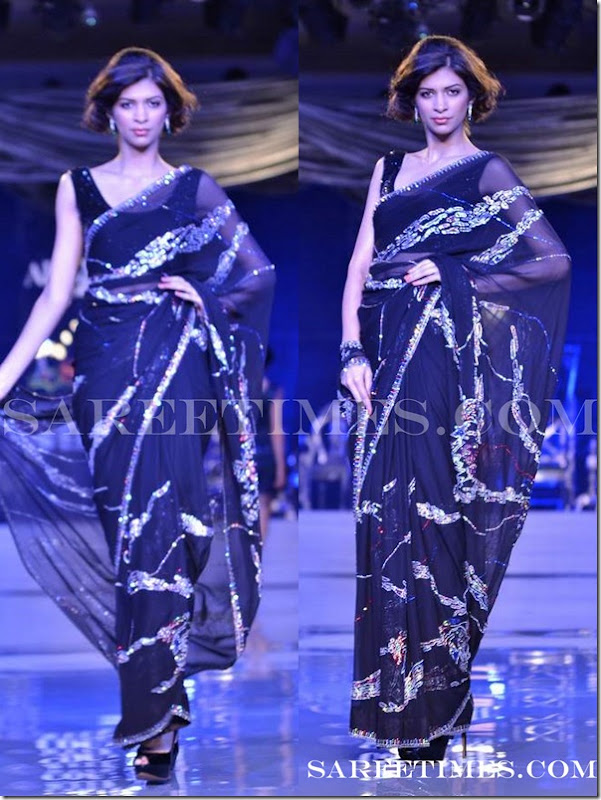 Adarsh_Gill_Black_Saree