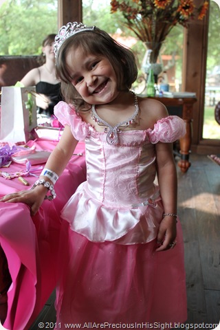 Chrissie's princess party and surgery 003