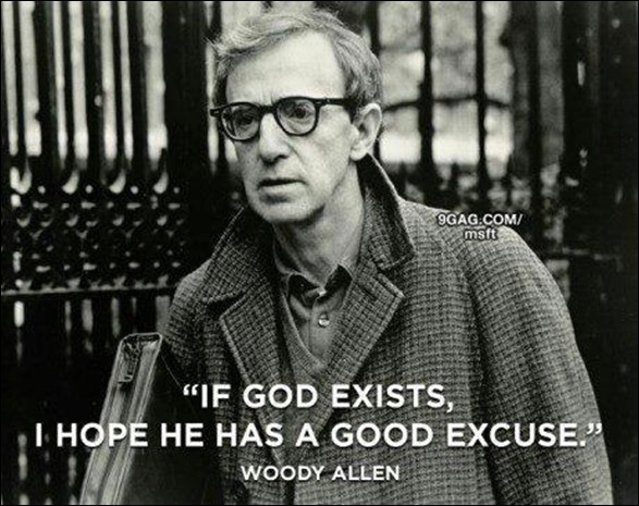 Woody Allen a desculpa de Deus