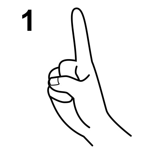 EL NUMERO UNO PARA COLOREAR