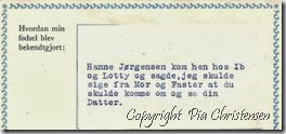 Fødselsbekendgørelse Fødselsbekendgørelse