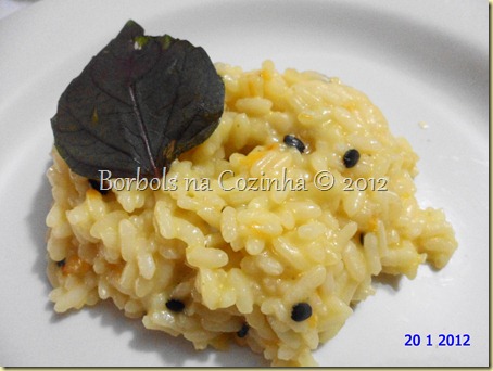 Risoto de Maracujá Risoto de Maracujá