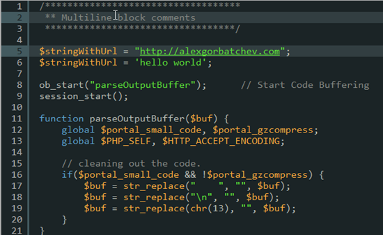 темная тема подсветки синтаксиса SyntaxHighlighter