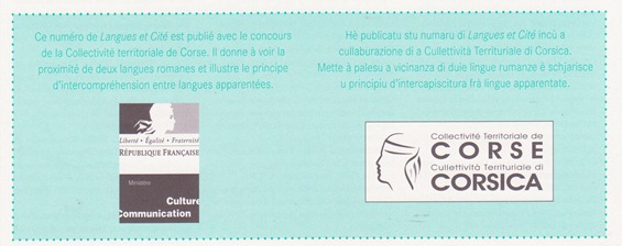 Langues et Cité Décembre 2012 apondon còrse
