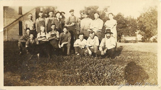 16 men and one woman Solway snapshot