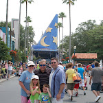 The Freys and Grampa Anthony in Hollywood Studios in Disney 06062011b