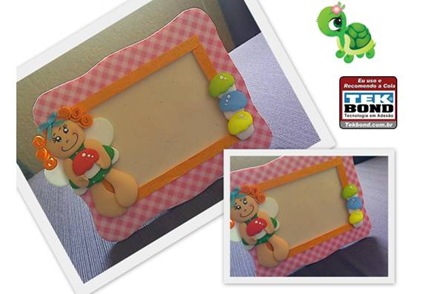 Porta Retrato cupcake Retrato cupcake