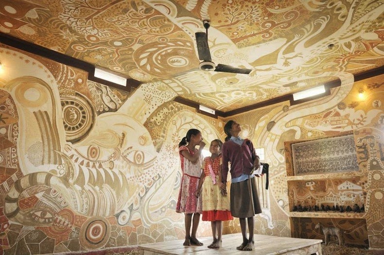 مدرسة فقيرة تحول جدرانها إلى لوحات فنية لجلب المساعدات. Wall-art-festival-3%25255B6%25255D