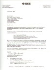 Official Scanned Document, from IEEE HQ, during the formation of our IEEE Student Branch!