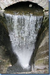 8650a Lookout Mountain, Georgia - Rock City, Rock City Gardens Enchanted Trail - High Falls and Sky Bridge from Sky Bridge Stitch