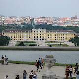 The view of the Schonbrunn Palace from Gloriette